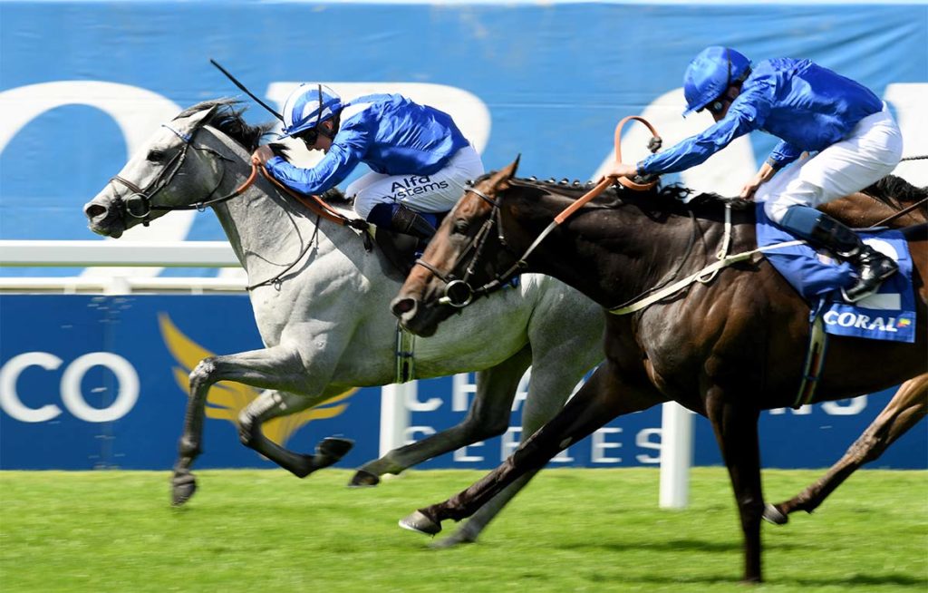 Montatham and jockey Jim Crowley wins from Dark Vision